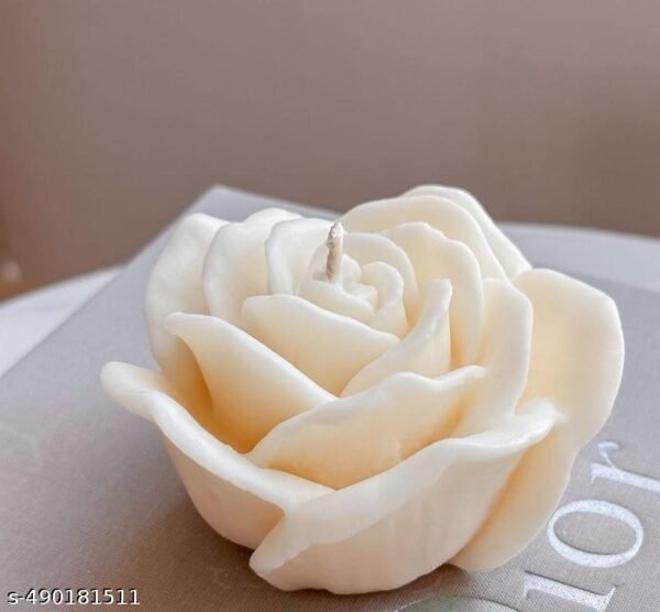 ROSE FLOWER SHAPE CANDLE FOR HOME DECOR