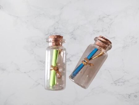 Love You Message Bottle With Light - Handmade Art for Loved Ones, Birthday, Anniversary, Valentine's Day -Message Chit