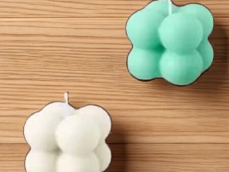 Mini Bubble Candle for Decoration Pack of 2