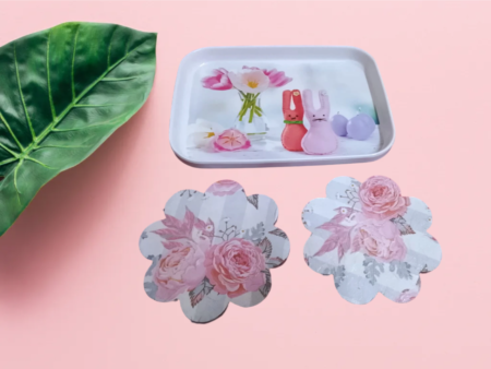 Free 2 Coaster with Rectangular Shape Plastic Trays
