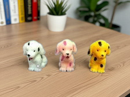 3X MINIATURE FAIRY GARDEN  DECOR DOG