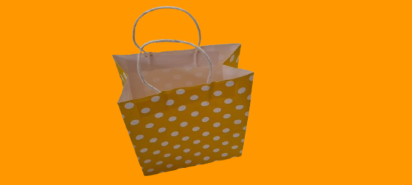 Pink Polka Dot Birthday Party Paper Bag - Image 3
