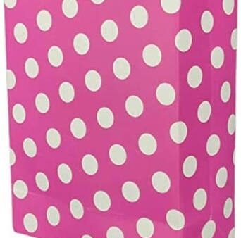 Pink Polka Dot Birthday Party Paper Bag