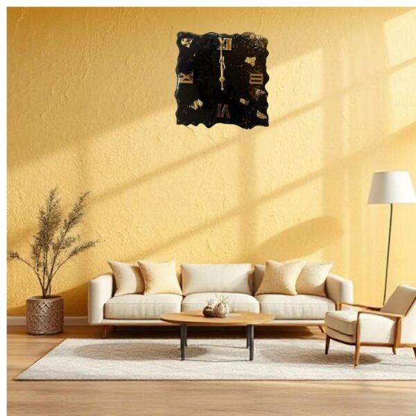 RESIN WALL CLOCK/ Wall Clock -Radium Effect - Image 2