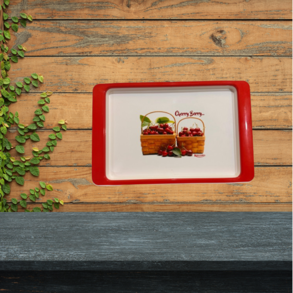 Printed Serving Tray Set Of Rectangular Shape  For Home & Kitchen