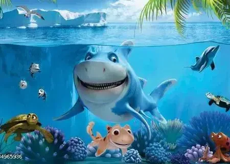 Aquatic/Fish/Ocean Scene Wall Paper