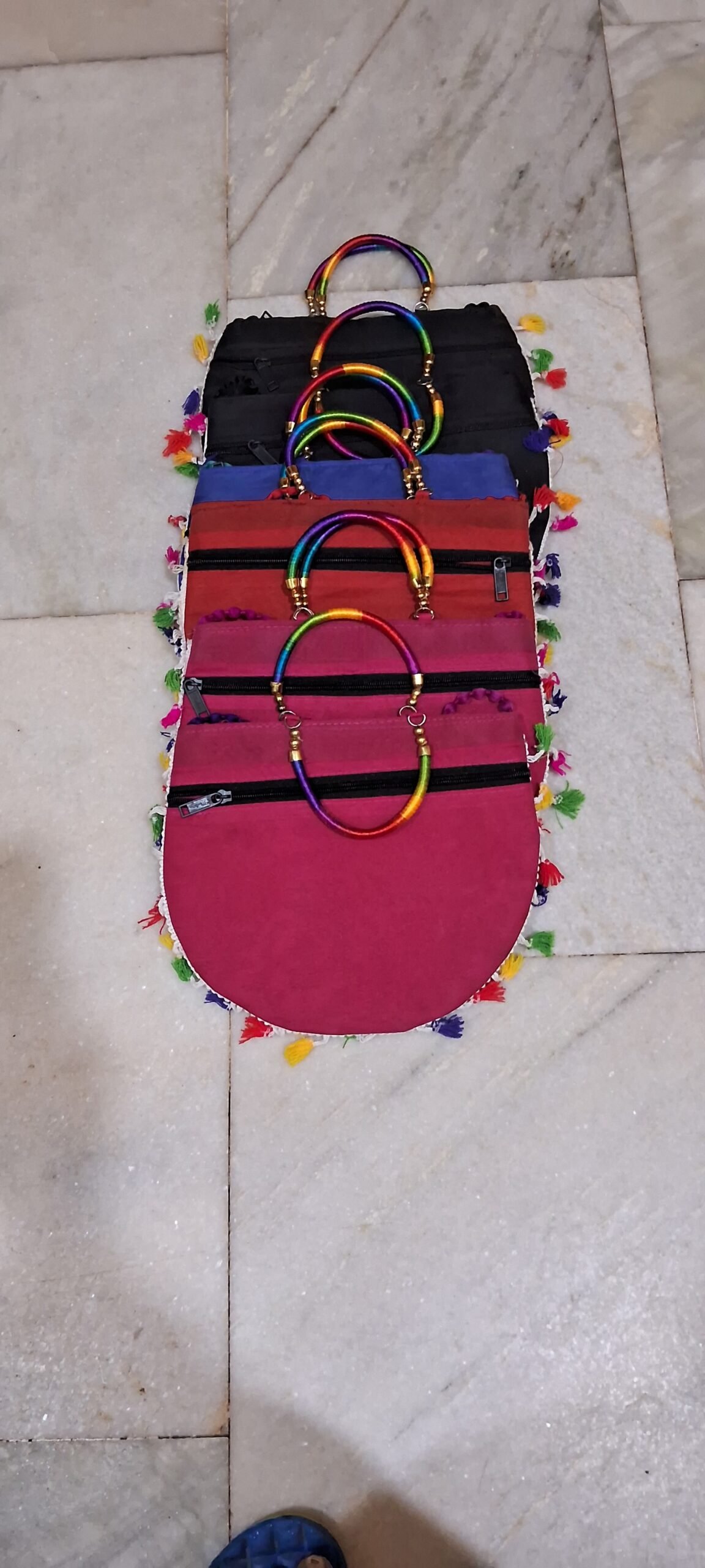 Jaipuri Embroidered Traditional Sling Bag - Image 3