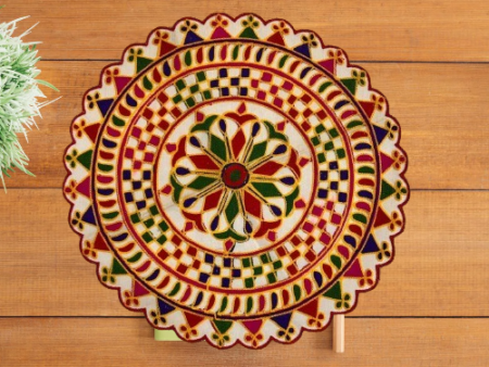 Traditional Multicolor Decorative Rangoli Mat