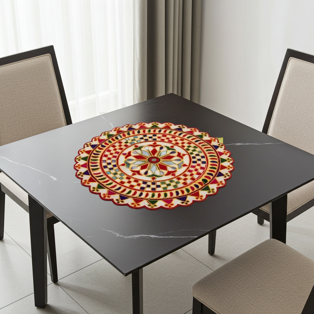 Traditional Embroidery Decorative Wall Piece - Image 3