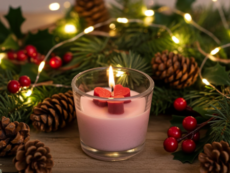 Premium Coconut Scented Votive Glass Candle