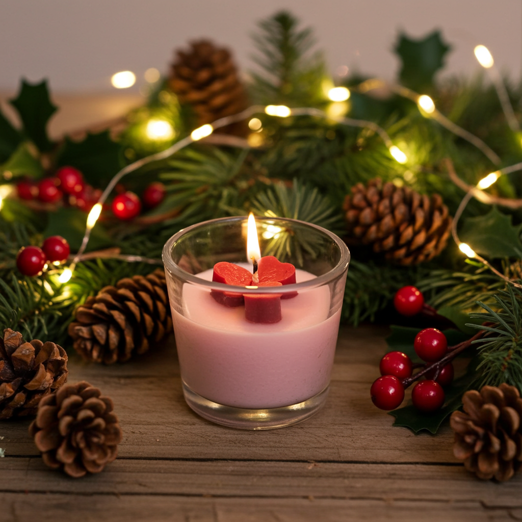 Premium Coconut Scented Votive Glass Candle