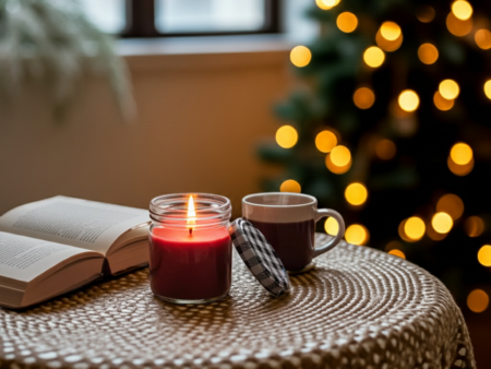 Premium Rose Scented Jar Candle