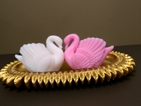 Dove Love Scented Premium Candle – Set of 2 Ducks (White & Pink)