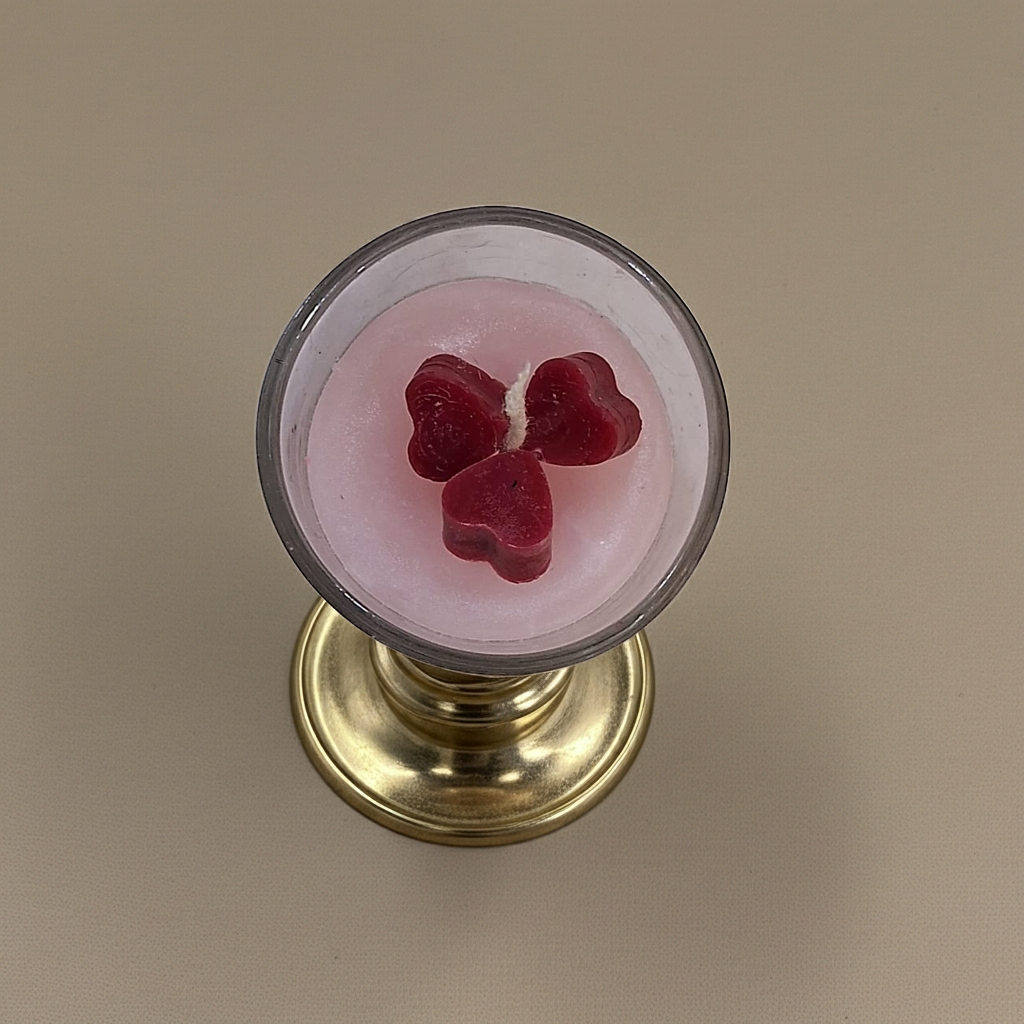 Premium Coconut Scented Votive Glass Candle - Image 2