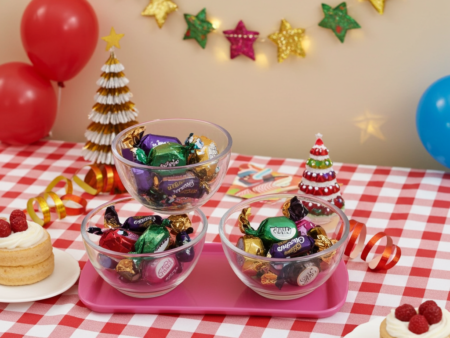 Multipurpose Dry Fruit Tray Set (1 Tray and 2 Glass Bowls with Plastic Lids)-Colors vailable yellow and Pink