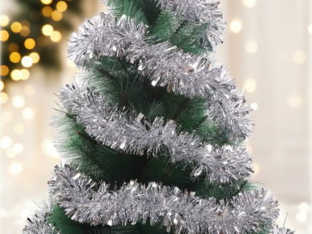 Premium Silver Christmas Garland-Pack of 6