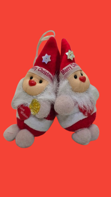 Mini Decorative Santa – Christmas décor-Pack of 1 – 2 Pcs - Image 2