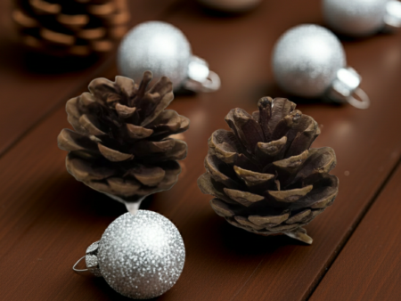 Pine Cones – Christmas décor-Pack of 1 – 2 Pcs