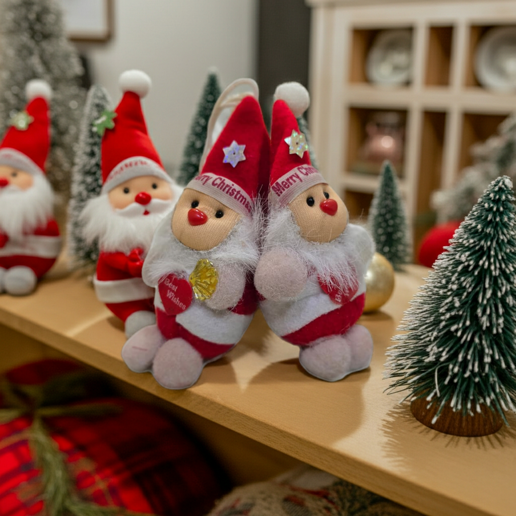 Mini Decorative Santa – Christmas décor-Pack of 1 – 2 Pcs - Image 5