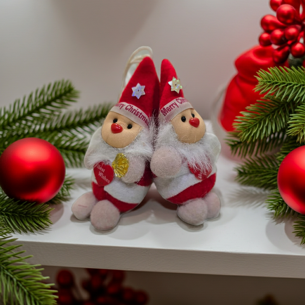 Mini Decorative Santa – Christmas décor-Pack of 1 – 2 Pcs - Image 4