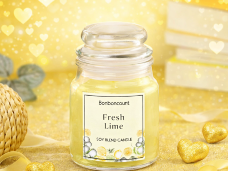 Lime Candle Valentine Special Gift