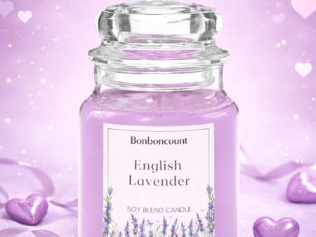 Lavender Jar Candle Valentine Special