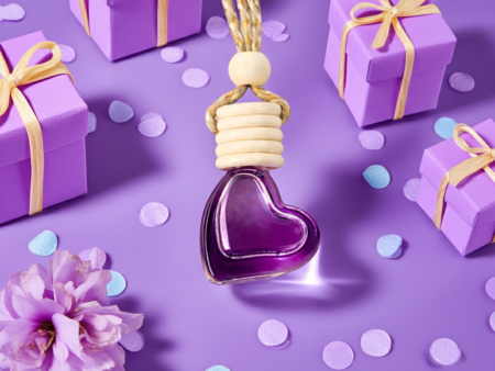 Wooden Heart-Shaped Chocolate Perfume Bottle