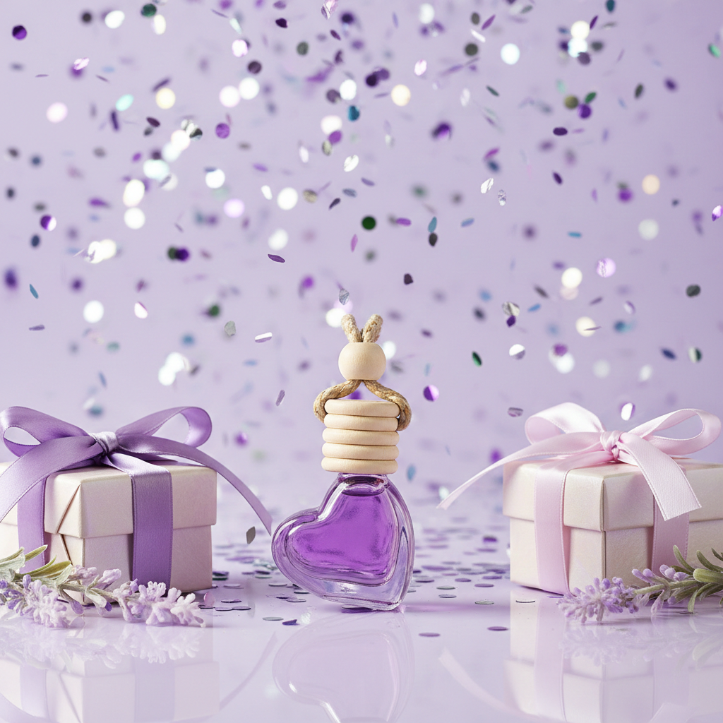 Wooden Heart-Shaped Chocolate Perfume Bottle - Image 3