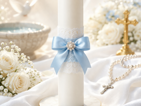 Personalised Round Candle