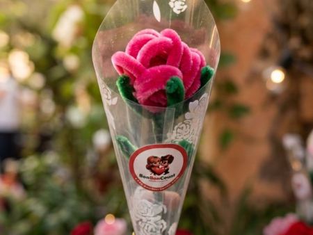 Single Rose Bouquet – Mini Aesthetic Floral Décor