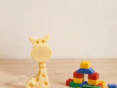 Festive Kid Giraffe Soap & Block toys -Combo