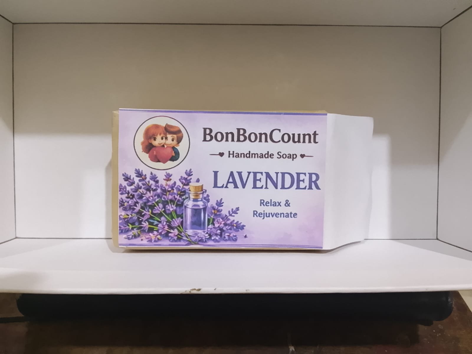 BonBonCount Lavender Handmade Soap – Pack of 3 - Image 2