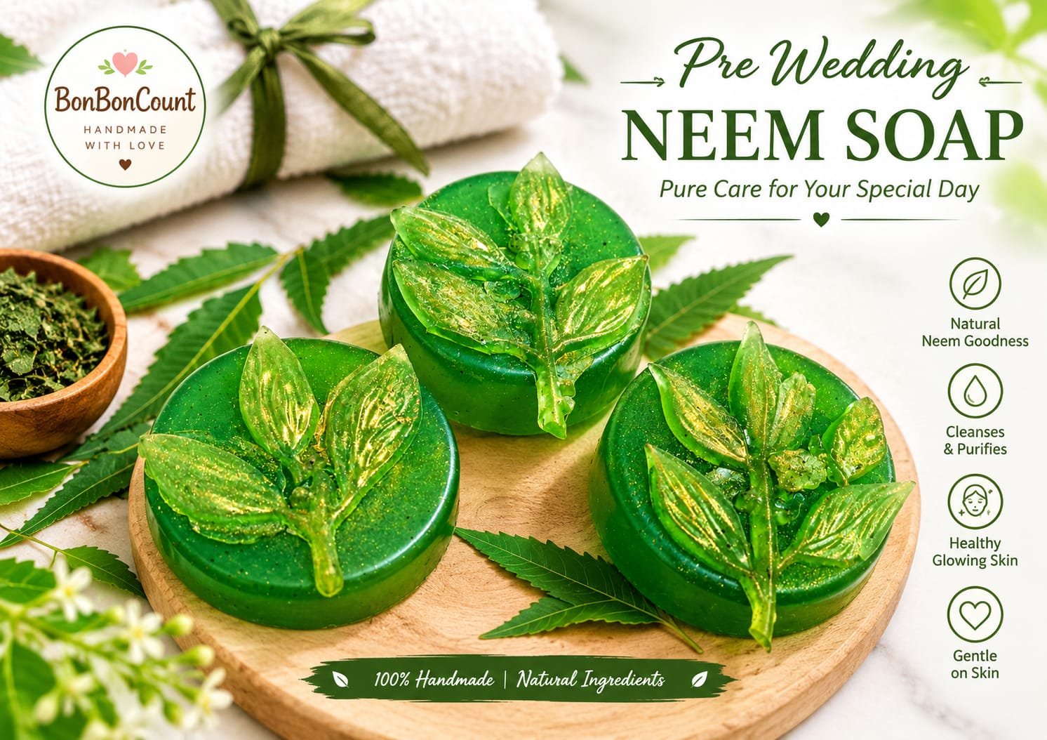 Neem Soap- Pre Wedding Special- Pack of 3